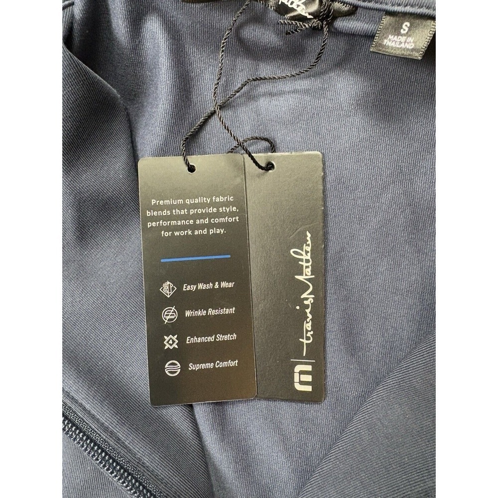 New Travis Mathew Mens S Performance Stretch Make Music 1/4 Zip Cloud Pullover - Picture 6 of 9